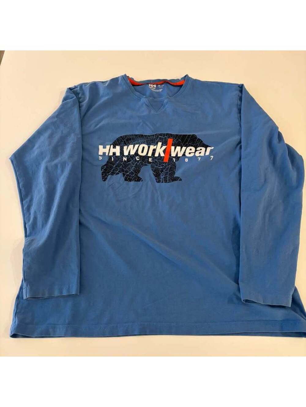 Helly Hansen HH Workwear Blue Long Sleeve Shirt Size 2XL